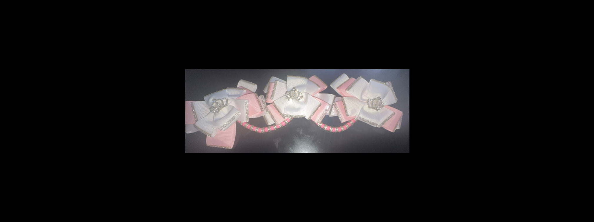 Triple Bow Pram Charms