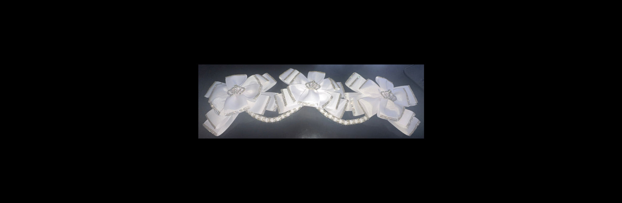 Triple Bow Pram Charms
